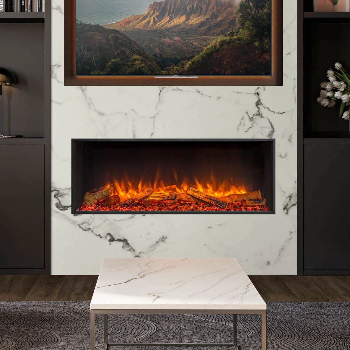 Gazco eReflex 110RW 1-2-3 Sided Electric Fire