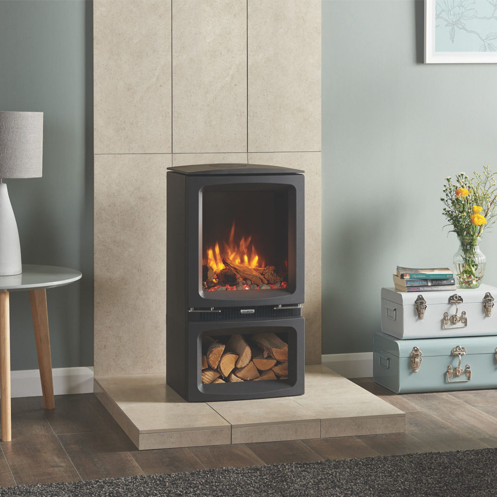 Vogue Midi Midline Electric with Log & Pebble fuel effects_2