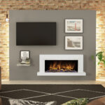 Ice White & Feather, Wall Mounted