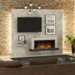 Matt Cashmere & Anthracite, Wall Mounted Matt Cashmere & Anthracite, Wall Mounted
