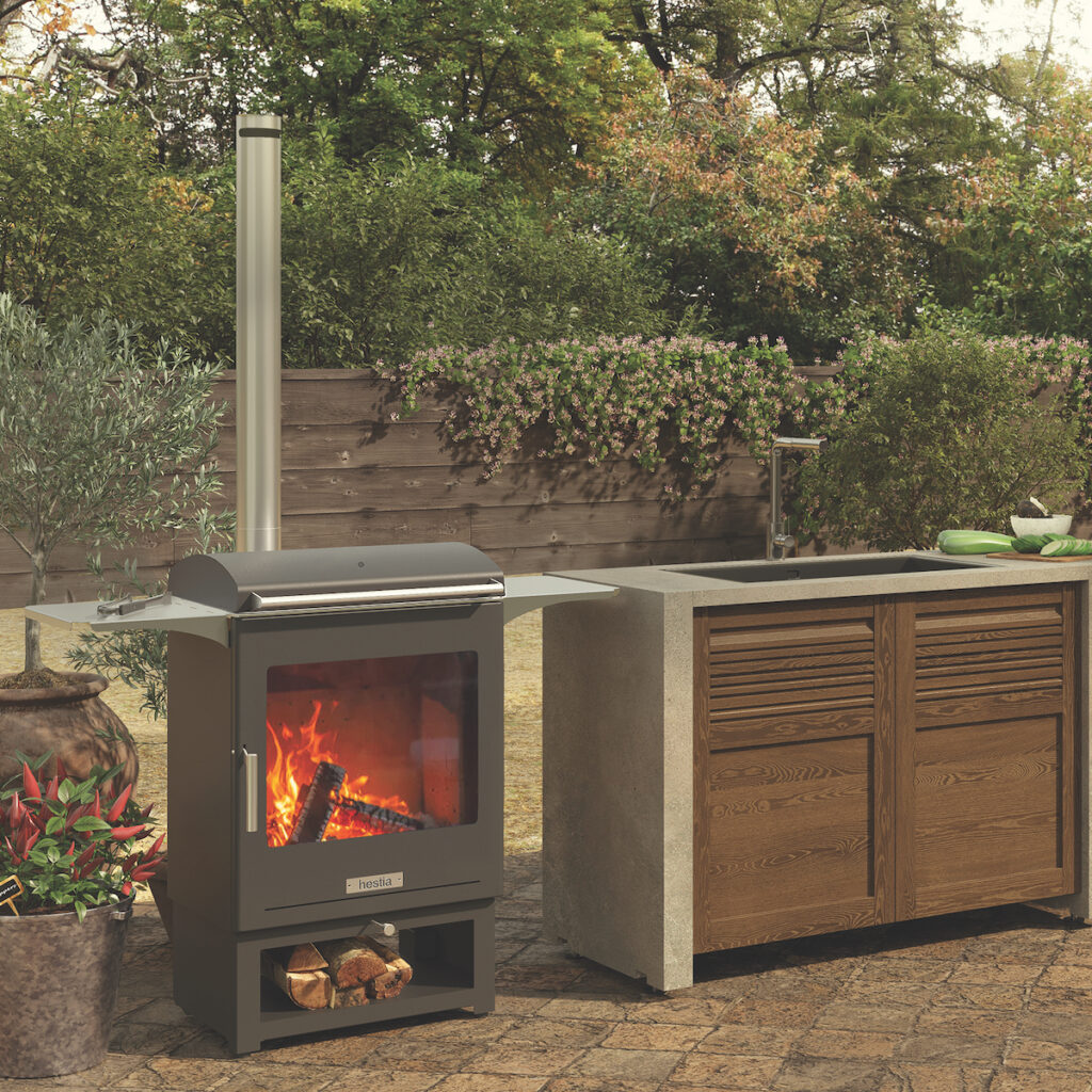 Hestia Heat & Cook Grill 50 in Heat Mode 02