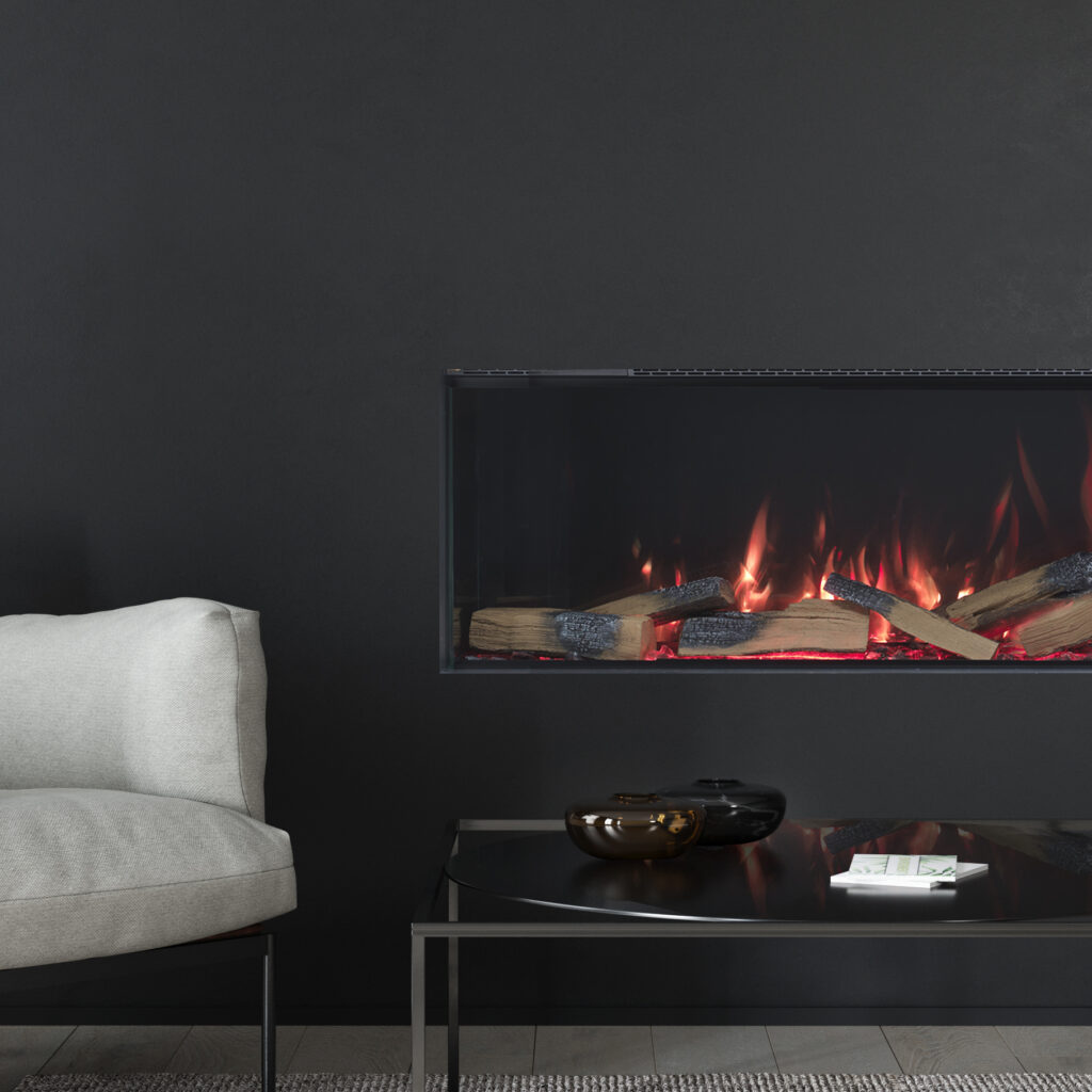 Vision Futura VF1800 1-2-3 Sided Electric Fire - The Fireplace Company
