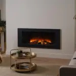 British Fires Holbury 1200 Electric Fire Suite Grey