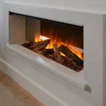 British Fires Holbury 1200 Electric Fire Suite White