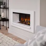 British Fires Holbury 870 Electric Fire Suite White