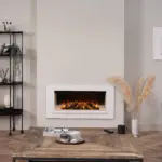 British Fires Holbury 870 Electric Fire Suite White