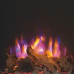 Gazco Vogue Midi Electric Stove Close Up