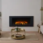 British Fires Holbury 1200 Electric Fire Suite Grey