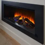British Fires Holbury 1200 Electric Fire Suite Grey