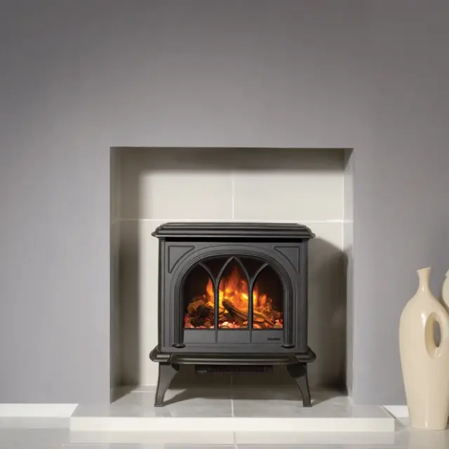 Gazco Huntingdon 30 Electric Stove Tracery Door