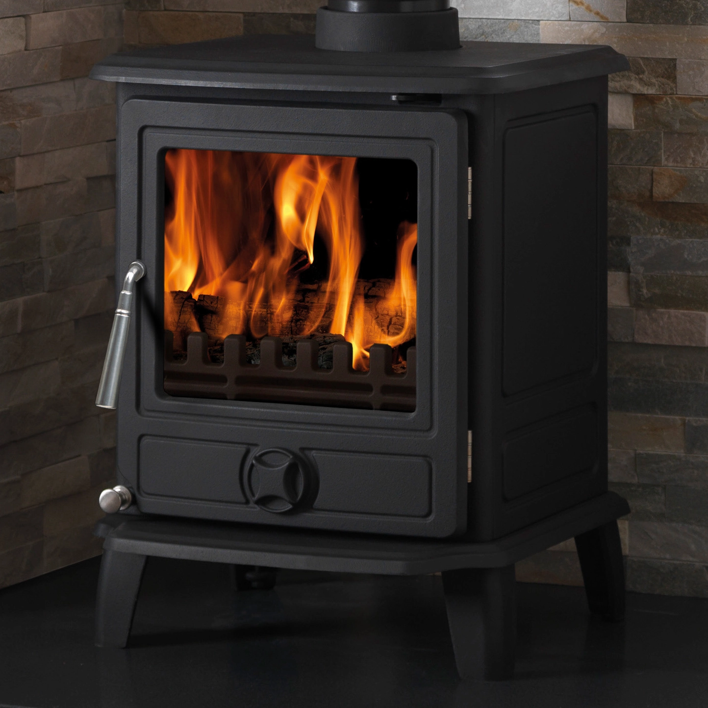 Cast Tec Puma 5 Multi-Fuel Stove - The Fireplace Company