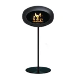 Le Feu Ground Steel Bioethanol Fireplace - Black