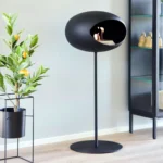 Le Feu Ground Steel Bioethanol Fireplace – Black