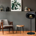 Le Feu Ground Steel Bioethanol Fireplace - Black