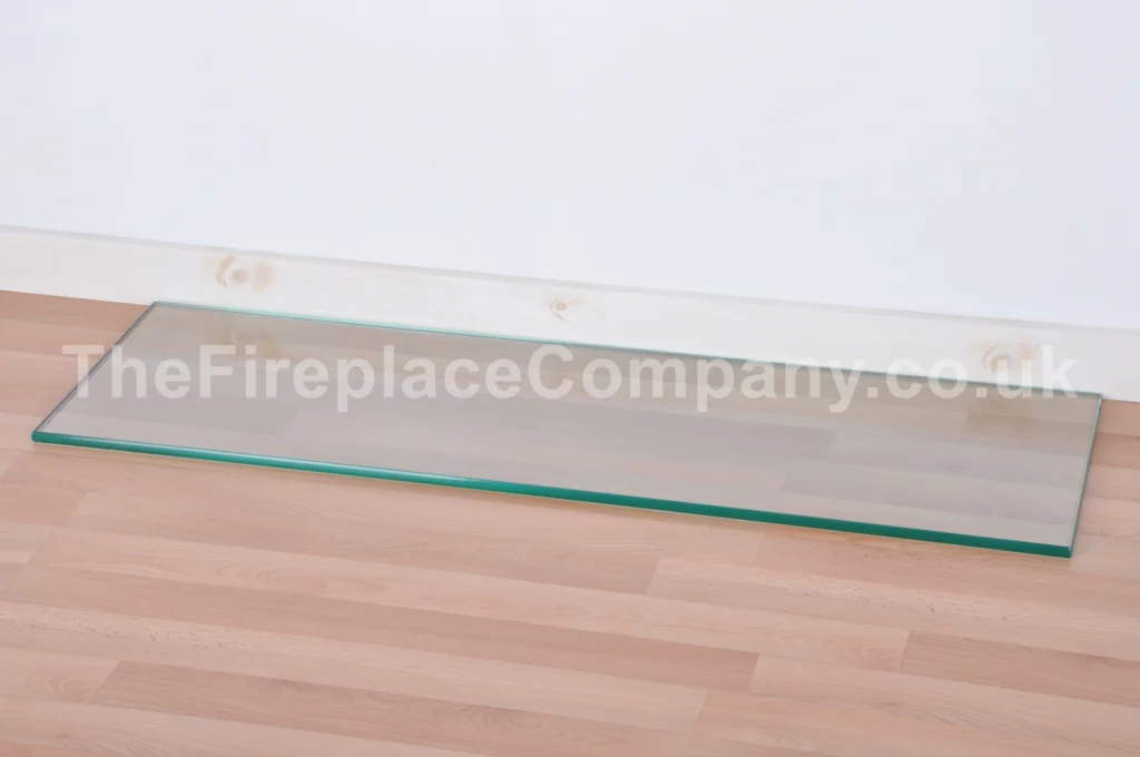 Inset Stove 12mm Clear Glass Hearth