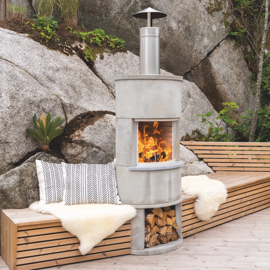 Dragonfly Nordpeis Roma Outdoor Fireplace
