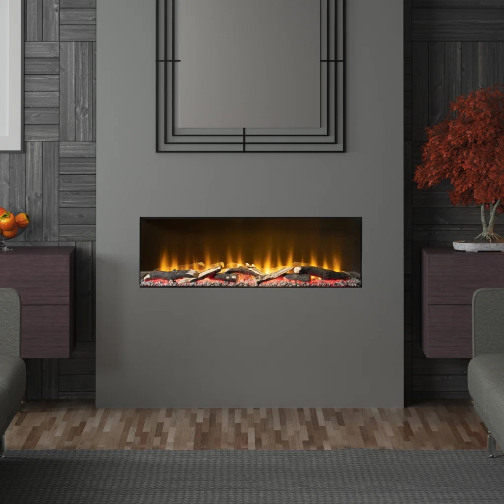 FLARE Invision 1000 1-2-3 Sided Electric Fire