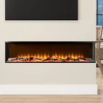FLARE Invision 1250 1-2-3 Sided Electric Fire