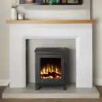Firetti Fires Milan Electric Stove in a fireplace Firetti Fires Milan Electric Stove in a fireplace