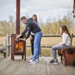 RB73 Quercus Outdoor Wood Burning Stove