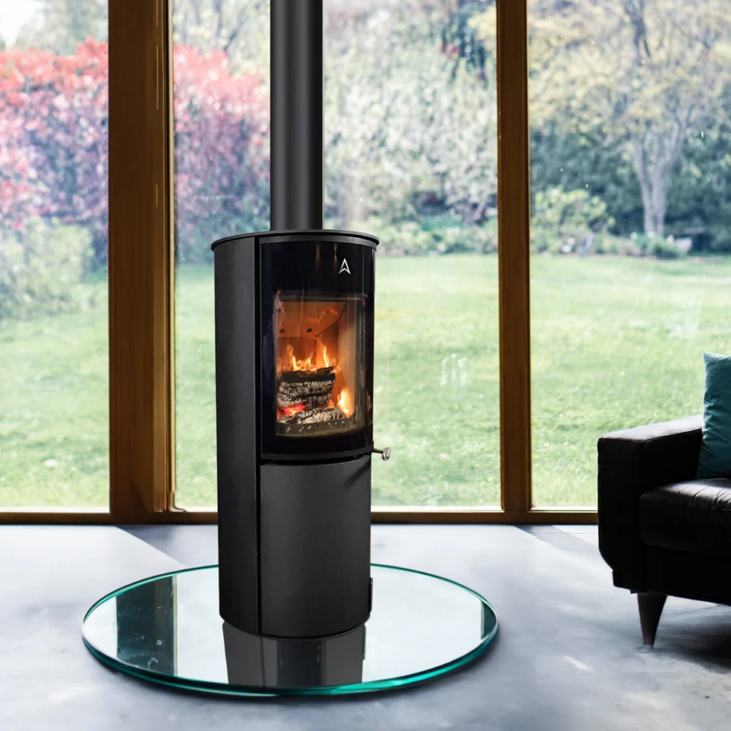 Archer Vulcan L Wood Stove in Black (1)_jpg