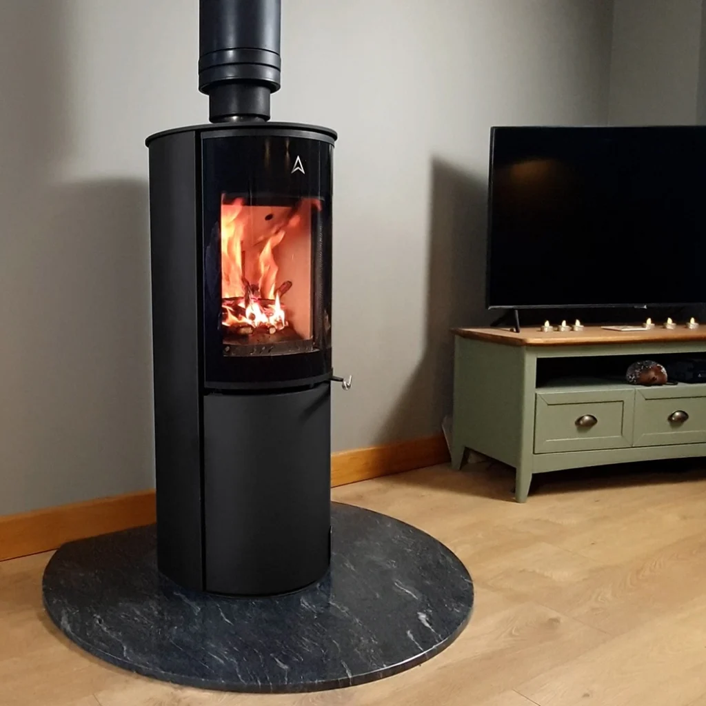 Archer Vulcan L Wood Stove in Black (2)_jpg