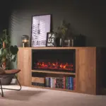 FireFX Atmos 105R in a oak effect Venezia Suite_ FireFX Atmos 105R in a oak effect Venezia Suite_