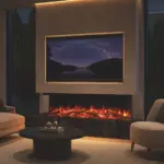 Avita 160, installed as a three-sided fire Shown with optional Mood Lighting System Avita 160, installed as a three-sided fire Shown with optional Mood Lighting System