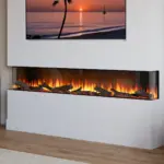 Focal Point Eccentra_Three-sided Media Wall Fire Focal Point Eccentra_Three-sided Media Wall Fire