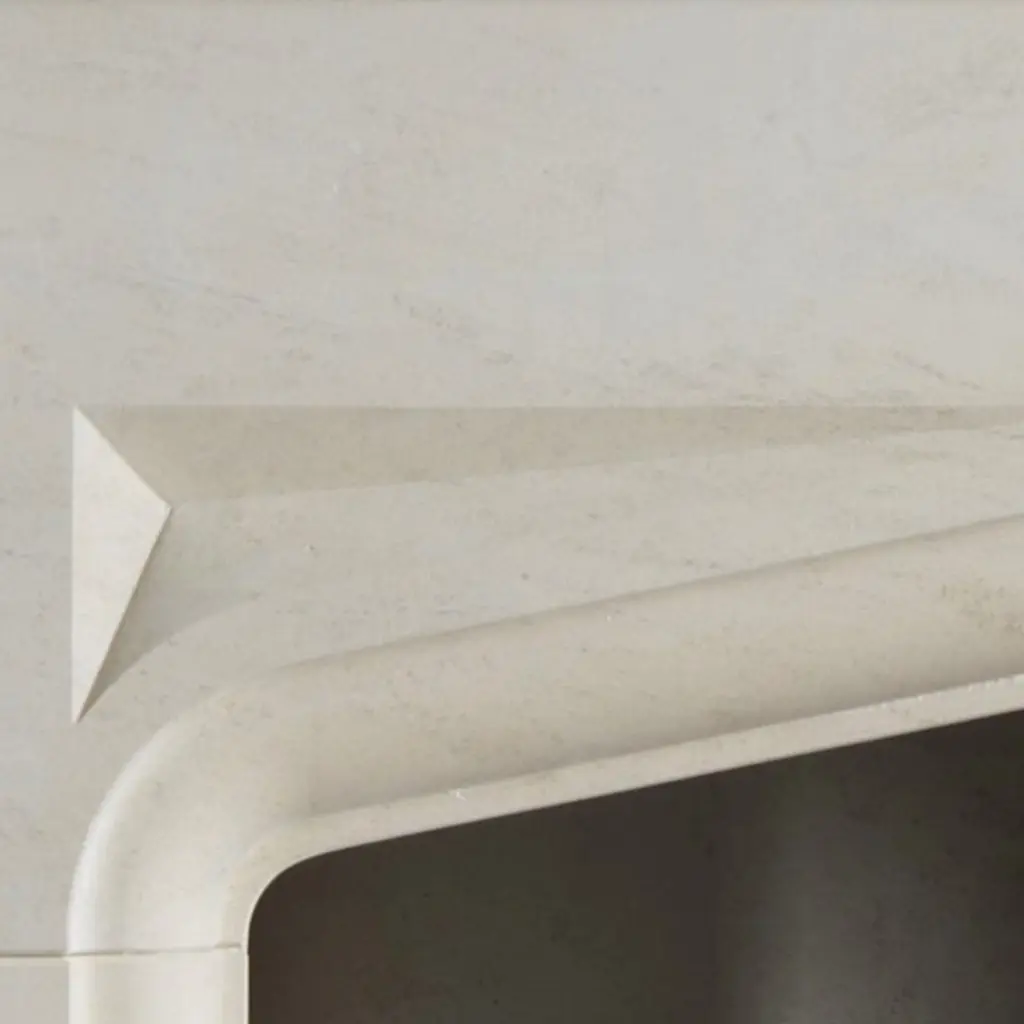Penman Delamere Limestone Fireplace Detail