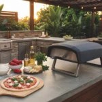 Firebloom EP01 Electric Pizza Oven Prepping Pizza