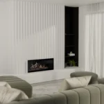 Escea LE1000 Holographic Electric Fire Room Set