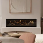 Escea LE1550 Holographic Electric Fire Hole in the wall
