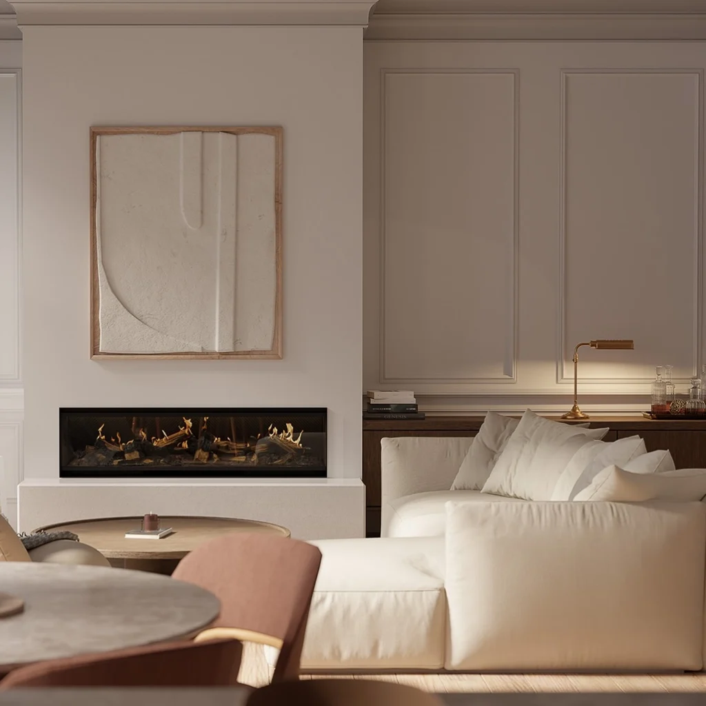 Escea LE1550 Holographic Electric Fire Roomset