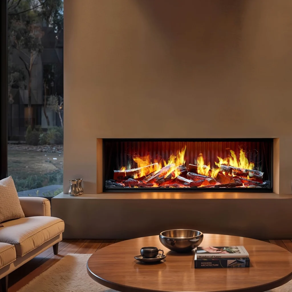 Vision E-Line Solus iX13 Electric Fire Front View